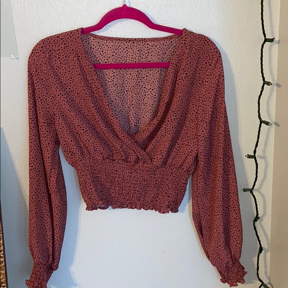 Cute pink top